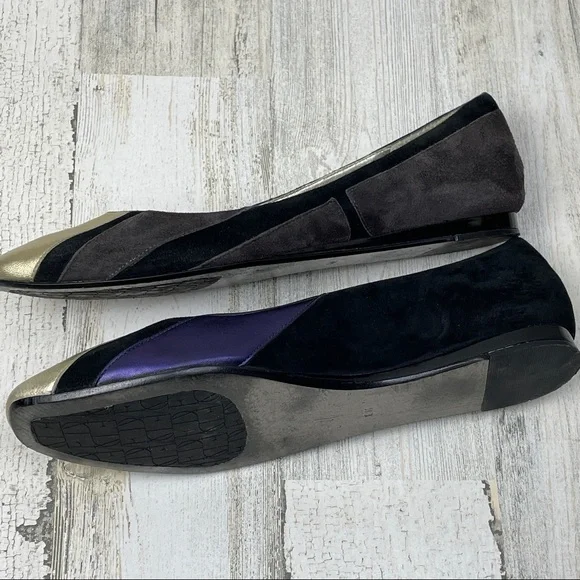 DVF leather and suede flat - 8M - Picture 6 of 7